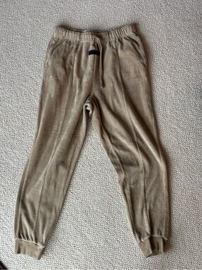 Essentials Fear Of God velour joggers Med women’s